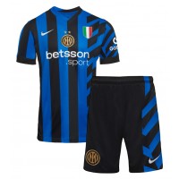 Dječji Nogometni Dres Inter Milan Alessandro Bastoni #95 Domaci 2024-25 Kratak Rukav (+ Kratke hlače)